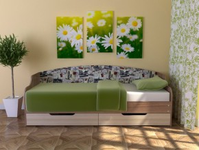 Кровать Юниор Тип 2 Микровелюр-марки 800х1600 в Алапаевске - alapaevsk.magazinmebel.ru | фото