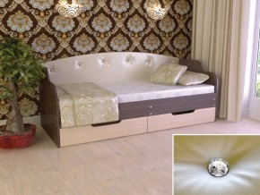 Кровать Юниор Тип 2 Венге/дуб молочный 800х1600 в Алапаевске - alapaevsk.magazinmebel.ru | фото