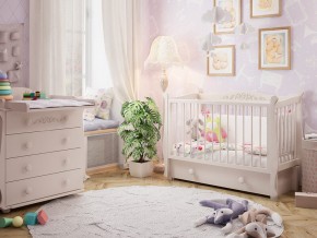 Кроватка детская белая Джулия в Алапаевске - alapaevsk.magazinmebel.ru | фото - изображение 2