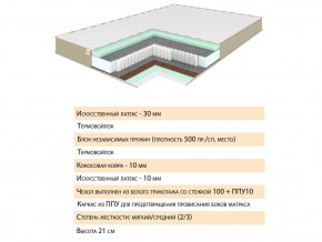 Матрас Тиссая 120х200 в Алапаевске - alapaevsk.magazinmebel.ru | фото - изображение 2