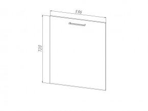 П 60 Комплект для посудомоечной машины 600 мм (цоколь + фасад) ЛДСП в Алапаевске - alapaevsk.magazinmebel.ru | фото