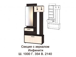 Секция с зеркалом в Алапаевске - alapaevsk.magazinmebel.ru | фото