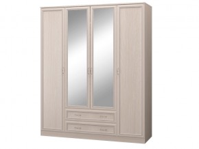Шкаф 4-х дверный с зеркалом и ящиками Верона в Алапаевске - alapaevsk.magazinmebel.ru | фото