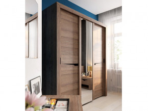 Шкаф с раздвижными дверями трехдверный Соренто дуб стирлинг в Алапаевске - alapaevsk.magazinmebel.ru | фото