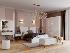 Спальня Рише белый глянец с перламутром в Алапаевске - alapaevsk.magazinmebel.ru | фото - изображение 1