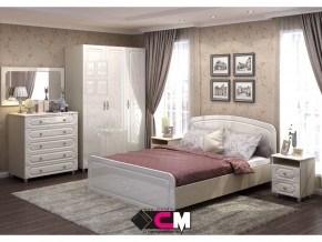 Спальня Виктория МДФ с большим комодом в Алапаевске - alapaevsk.magazinmebel.ru | фото