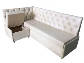 Угловой диван Призма со стяжками белый со спальным местом в Алапаевске - alapaevsk.magazinmebel.ru | фото - изображение 2