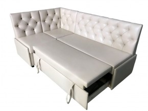 Угловой диван Призма со стяжками белый со спальным местом в Алапаевске - alapaevsk.magazinmebel.ru | фото - изображение 3